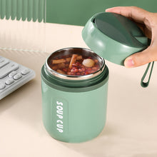 Load image into Gallery viewer, Stainless Steel Thermal Container with Foldable Spoon