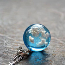 Load image into Gallery viewer, Clouds Of Heaven Resin Necklace