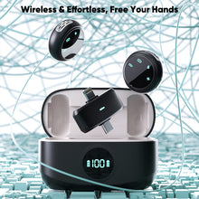 Load image into Gallery viewer, K31 Pro Button-Style Magnetic Wireless Lavalier Microphone