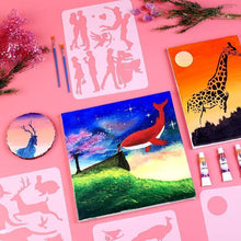 Load image into Gallery viewer, Fast Draw Stencil Art Templates (12 Sheets/Set)