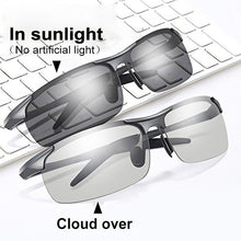 Load image into Gallery viewer, Intelligent photochromic polarized sunglasses 100% UV protection- Perfect for Fisherman