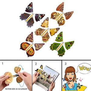 Magiske flygende sommerfugler