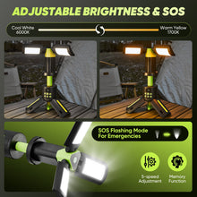 Load image into Gallery viewer, Telescopic Camping Lights with Stand