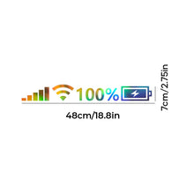 Load image into Gallery viewer, Battery Signal Reflective Sticker