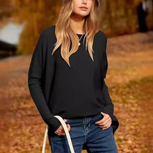 Load image into Gallery viewer, Women&#39;s Irregular Oversized Dolman Sleeve Knitted Pullover