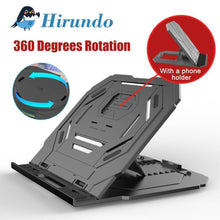 Load image into Gallery viewer, Hirundo Laptop Stand With Turntable