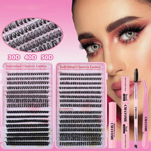 Load image into Gallery viewer, Naturlig fyldig sett med falske øyevipper