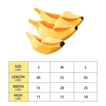 Load image into Gallery viewer, Banana Pet Bed