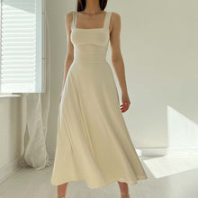 Load image into Gallery viewer, New Women&#39;s Thick Straps Midi Dress