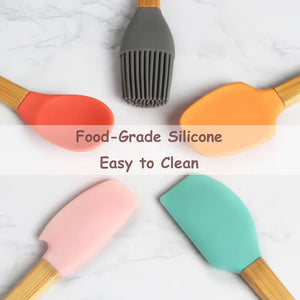 Silicone Spatula With Wooden