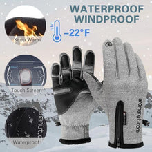 Load image into Gallery viewer, Warm Waterproof Touch Screen Gloves