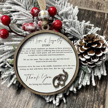 Load image into Gallery viewer, Friendship Elephant Ornament