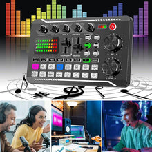 Load image into Gallery viewer, Live Sound Card with DJ Mixer and Voice Changer