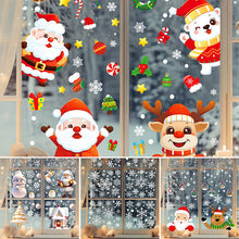 Load image into Gallery viewer, Christmas Static Cling Window Stickers