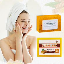 Load image into Gallery viewer, Lemon Turmeric Kojic Acid Soap