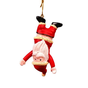Playful Butt Santa Ornaments