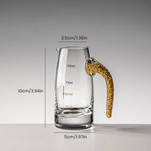Load image into Gallery viewer, 3D Gläser med glass av isbreer Whiskyglass i krystallgullfolie