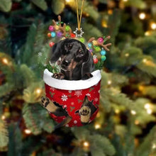 Load image into Gallery viewer, Cute Christmas Sock Dog Ornament