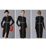 Load image into Gallery viewer, Long Sleeve Knitted Dress