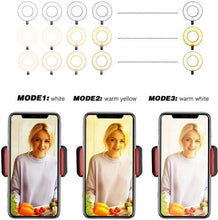 Load image into Gallery viewer, Selfie Ring Light with Cell Phone Holder Stand