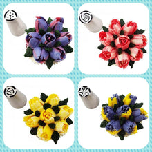 Load image into Gallery viewer, Stainless steel spout set (13 pieces) for cupcakes and cake decoration action