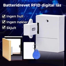 Load image into Gallery viewer, Elektronisk skaplås DIY for treskuffeskap