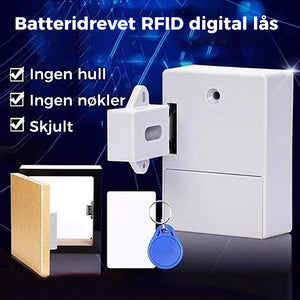 Elektronisk skaplås DIY for treskuffeskap