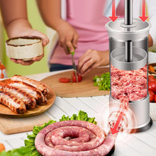 Load image into Gallery viewer, Sausage Stuffer with 4 Different Sizes Stuffing Tubes