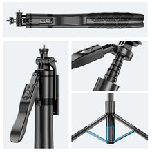 Load image into Gallery viewer, 360° Retractable Tripod Selfie Stick with Remote Control