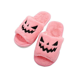 Halloween Pumpkin Lantern Slippers