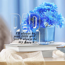Load image into Gallery viewer, Clear Acrylic Letter Plaque For Dad