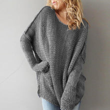 Load image into Gallery viewer, Oversized Cozy Loose Sweater