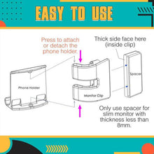 Load image into Gallery viewer, Laptop Side Phone Holder