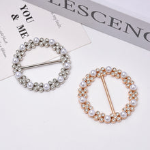 Load image into Gallery viewer, Classic All-match Pearl Rhinestone Buckles