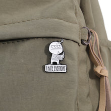 Load image into Gallery viewer, Funny Middle Finger Brooch