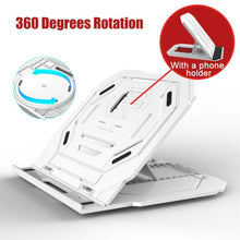 Load image into Gallery viewer, Hirundo Laptop Stand With Turntable