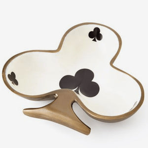 Enamelled Metal Playing Card Dishes