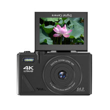 Load image into Gallery viewer, 64 million pixel high-definition flip-screen digital camera