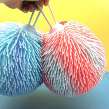 Load image into Gallery viewer, Multi-Color Tie Dye Swirl Puffer Ball