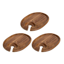 Load image into Gallery viewer, Appetizer Plate with Wine Glass Holder