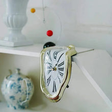 Load image into Gallery viewer, Abstract Melting Clock