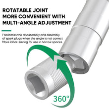Load image into Gallery viewer, Magnetic Universal Spark Plug Socket
