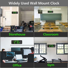 Load image into Gallery viewer, Upgraded Digital Wall Clock Large Display