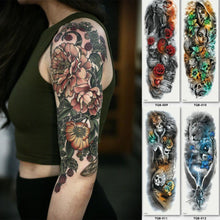 Load image into Gallery viewer, Full Arm sleeve Tattoo Waterproof temporary tattoo Sticker