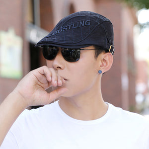 British Style Embroidered Beret