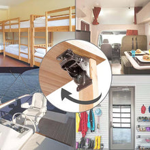 Load image into Gallery viewer, 90 Degrees Self-locking Folding Hinge Anti-corrosion Invisible Connector