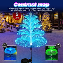 Load image into Gallery viewer, Solar Jellyfish Garden Stake Light