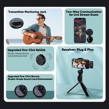 Load image into Gallery viewer, K31 Pro Button-Style Magnetic Wireless Lavalier Microphone