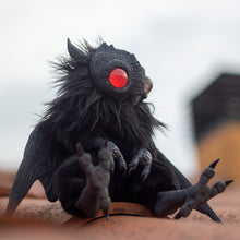 Load image into Gallery viewer, Mothman Baby Poseable Art Doll