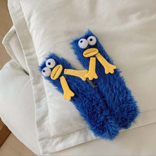 Load image into Gallery viewer, Warm Cozy Fluffy Cartoon Monster Socks